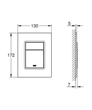 GROHE Rapid Grohe - Skate Cosmopolitan Mały Kol.gn0 37535GN0