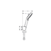 Hansgrohe Crometta Vario/porter 1,25m - Zestaw Prysznicowy