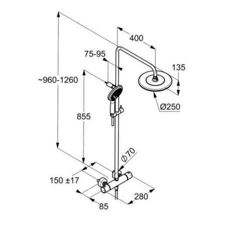 KLUDI Freshline Zestaw Prysznicowy 670920500