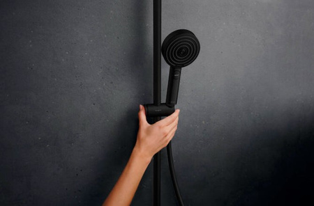 HANSGROHE Pulsify S Puro Zestaw Prysznicowy 260 1jet Ecosmart Z Ecostat Fine I Główką Prysznicową 3jet - Czarny Mat 24237670