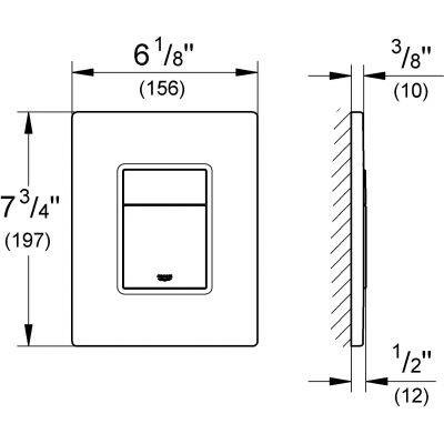 GROHE Skate Grohe - Przycisk Skate Cosmopolitan Brus.cool Sunrise 38732GN0