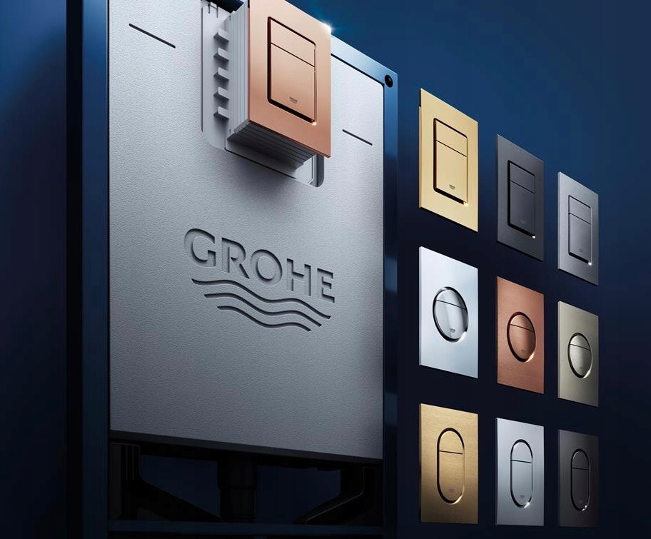 Montaż GROHE Rapid SL 38536001 – stelaż podtynkowy