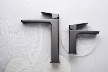 EMPORIA Teo Bateria Umywalkowa - Gun Metal EMPORIA-02010BN