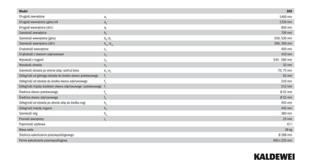 KALDEWEI Saniform Plus Wanna Stalowa 140x70 Model111500010001 / 360-1