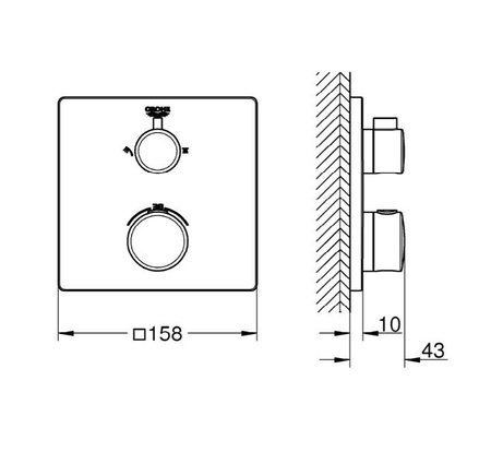 GROHE Grohtherm Zestaw Prysznicowy (bez Podtynku) GROHE--3.3