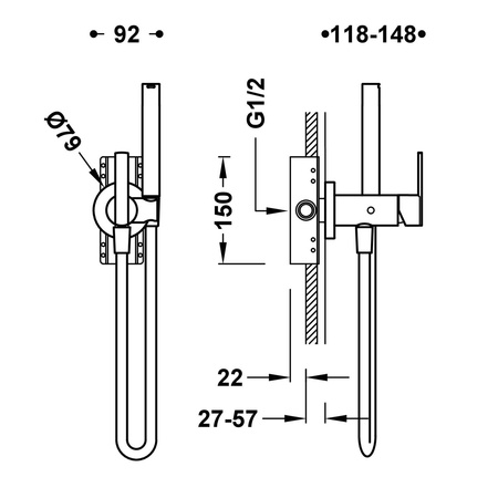 TRES Lex Bateria Bidetowa 181222