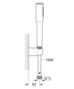 GROHE Euphoria Zestaw Prysznicowy,sluchawka ,mocowanie Punktowe,wąż 150 Cm 27369000