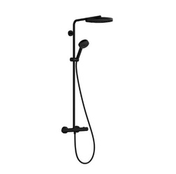 HANSGROHE Pulsify S Puro Zestaw Prysznicowy 260 1jet Ecosmart Z Ecostat Fine I Główką Prysznicową 3jet - Czarny Mat  24237670