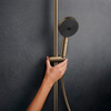 HANSGROHE Pulsify S Puro Zestaw Prysznicowy Termostatyczny - Brąz Szczotkowany  24237140