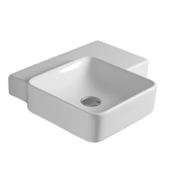 SIMAS Flow Umywalka 57,5 X 50 Cm Bez Otworu  FL21