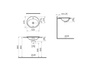 VITRA S 20 Umywalka Wpuszczana W Blat  VITRA-5468B003-0001