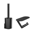 Hansgrohe Wallstoris - Zestaw Toaletowy Czarny Mat
