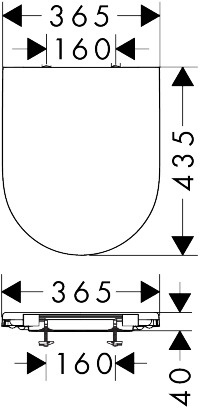 Hansgrohe GladeLake S 60112450 – deska WC SoftClose, QuickRelease, biała