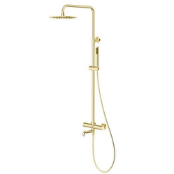 EMPORIA Fly Zestaw Prysznicowy Termostatyczny Z Wylewką Wannową  - Złoty  EMPORIA-030130GD