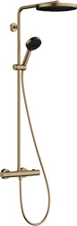 HANSGROHE Pulsify S Puro Zestaw Prysznicowy Termostatyczny - Brąz Szczotkowany  24237140