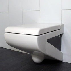 ART CERAM La Fontana Miska Wc Wisząca Biało Czarna  S13/SO3V/LFV001