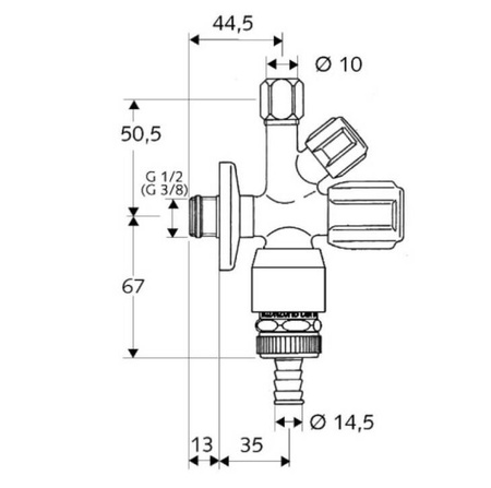Schell Zawór Kombinowany