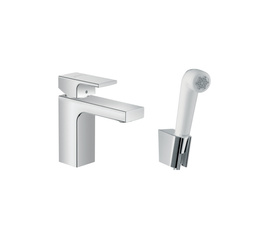 HANSGROHE Vernis Shape Bateria Umywalkowa Z Główką Bidette I Wężem 160 Cm  71216000
