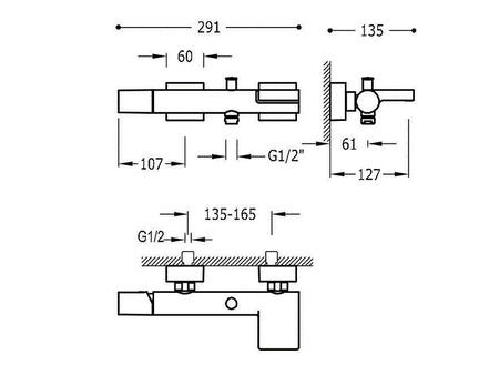 TRES Project Bateria Wannowo Prysznicowa - Złoty 21117001or