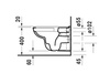 Duravit D-code - Zestaw Wc Miska Rimless Z Deską