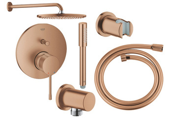 GROHE Essence Essence Zestaw Prysznicowy Brushed Warm Sunset (24058dl1+26066dl0+27057dl0+27074dl0+28362da0+26465d GROHE--4.4