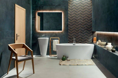 Tubądzin Gres Torano Anthrazite Lap. 60/120 60 X 120 Płytki Ceram.