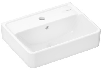 HANSGROHE Xanuia Umywalka Wisząca  Z Otworem Na Baterię, Z Przelewem  60130450