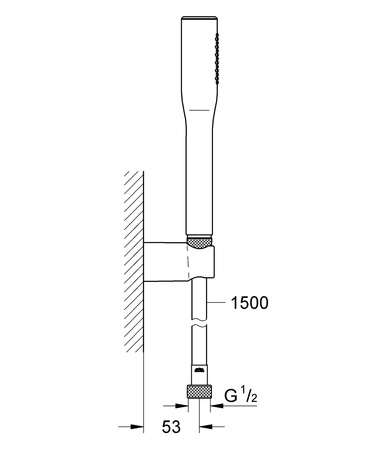 GROHE Euphoria Zestaw Prysznicowy,sluchawka ,mocowanie Punktowe,wąż 150 Cm 27369000