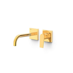 TRES Project Bateria Umywalkowa Podtynkowa - Złoty  21130001OR