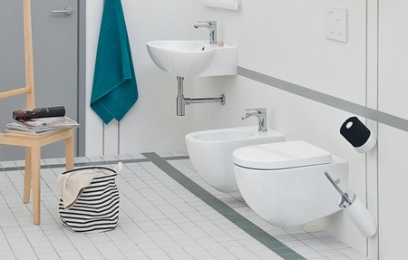 ART CERAM File 2 Bidet Wiszący Biały FLB001