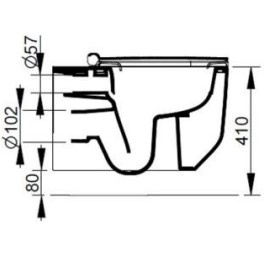 CERAMICA DOLOMITE S.P.A. Alba Miska Wc D502501