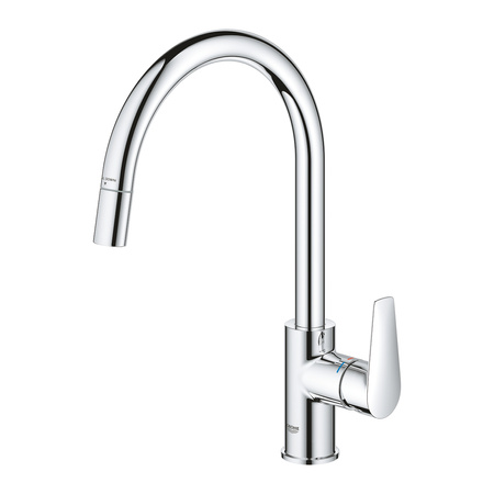 GROHE Bauedge Bateria Kuchenna Z Wyciąganą Wylewką 30536000