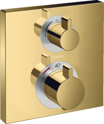 Hansgrohe Hansgrohe - Ecostat Square Bat. Term. P/t El.zew. Kol. Polerowany Złoty Optyczny