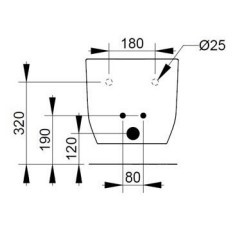 CERAMICA DOLOMITE S.P.A. Alba Bidet Wiszący D502601