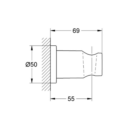 GROHE Grohtherm Zestaw Prysznicowy - Phantom Black (czarny Mat) GROHE-PGC-12.1