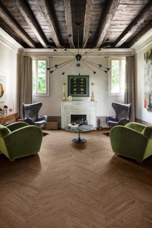 Marazzi Vero Castagno Chevron 11 X 60 Płytki Ceram.