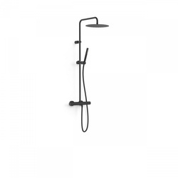TRES Study Exclusive Zestaw Prysznicowy Termostatyczny - Czarny Mat 26238701NM