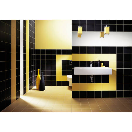 Tubądzin Pastel Czarny Połysk 20 X 20 Płytki Ceram.