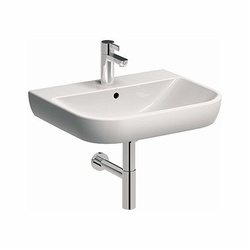 SANITEC KOŁO Traffic Umywalka 60x48 Cm Półokrągła Reflex Biała  L91160900