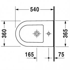 DURAVIT Darling Bidet 2249150000