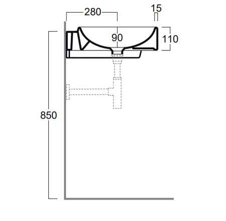 SIMAS Flow Umywalka FL 24