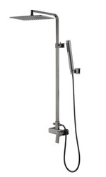 EMPORIA Teo Zestaw Natryskowy - Gun Metal  EMPORIA-020110BN