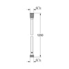 GROHE Silverflex Wąż Prysznicowy 1250mm - Hard Graphite (grafit) 28362A01