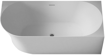 EMPORIA Wanna Molly M Narożna Przyścienna Prawa 160x78 Cm Biała  EMPORIA-TW-7790R-1600