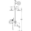 TRES Therm-box Zestaw Prysznicowy Termostatyczny 21625004
