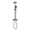 GROHE Tempesta Zestaw Prysznicowy Z Termostatem Do Montażu Sciennego - Czarny Mat 266892431