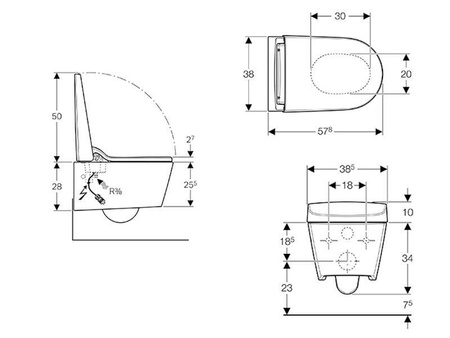 Geberit Geberit - Sela Toaleta Myjąca