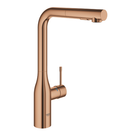 GROHE Essence K. Bateria Kuchenna Z Wyciąganą Wylewką - Warm Sunset (różowe Złoto)  30270DA0