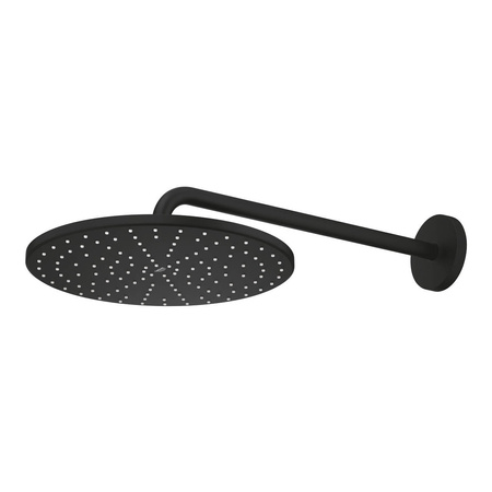 GROHE Rainshower Deszczownica Z Ramieniem 422 Mm, 1 Strumień, Phantom Black ( Czarny Mat) 22121KF0