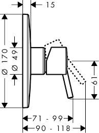 Hansgrohe Talis S 2 - Bat. Natryskowa